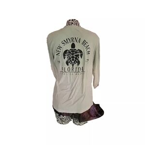 Southern Spirit New Smyrna Beach Florida Tropical Resort Ombre Top Size XL
